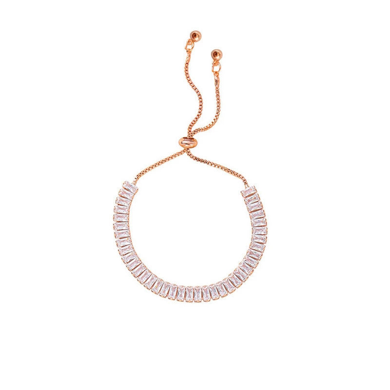 Rhinestone Adjustable Bracelet