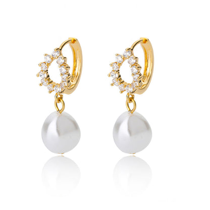 Elegant Pearl Drop Earrings for Women
