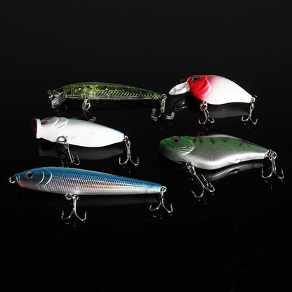 101 PCS Fishing Bait Lure Kit Fishing Tackle