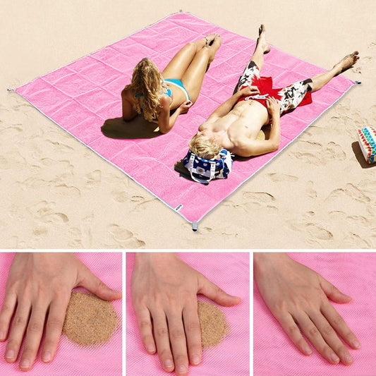 2 x 2m Sand-Free Outdoor Mat – Foldable Beach, Picnic & Camping Mat