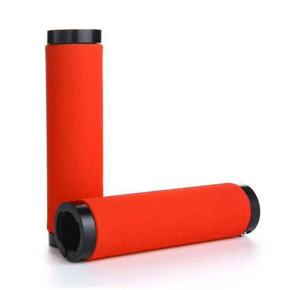 1 Pair AG36 Alloy Lock-Rings + Sponge Bicycle Handlebar Grip, AG36