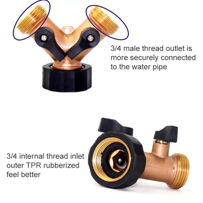 2 In 1 Household Water Tap Valve Shunt Connector, Water Tap Valve Shunt Connector