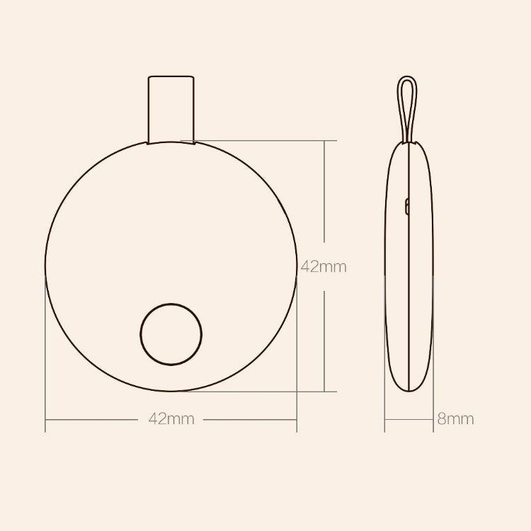 Original Xiaomi Youpin Ranres Intelligent Anti-lost Device Two-way Search Bluetooth Alarm Smart Positioning Finder, Distance: 15m, RW01MN Pink, RW01MN Green, RW01MN White