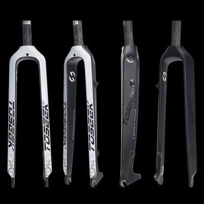 TOSEEK Ultra Light 29 Inch 435mm Mountain Bike Full Carbon Front Fork Straight Head Tube Disc Brake, 29 Inch 435mm
