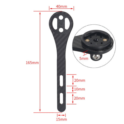 Full Carbon Fiber Road Bicycle Code Table Holder For Garmin Series(Matte), For Bryton Series(Matte), For CATEYE Series(Matte), For Garmin Series(Matte)