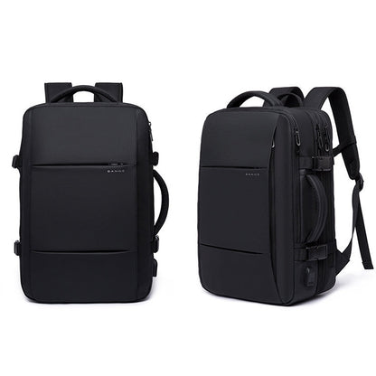 BANGE Business Backpack Men Travel Waterproof Large Capacity Computer Shoulders Bag, Business Backpack (Blue), Business Backpack (Pink), Business Backpack (Black)