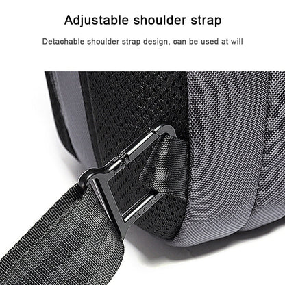 BANGE Men Security USB Chest Bag Portable Outdoor Shoulder Bag, Outdoor Shoulder Bag