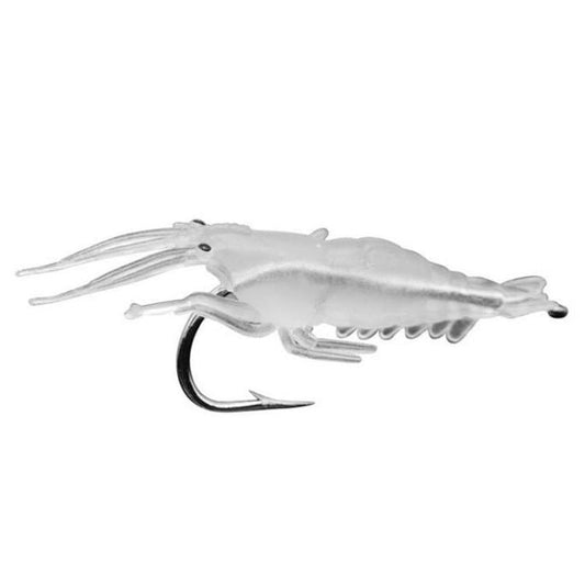 10 PCS 4cm Fishing Soft Artificial Shrimp Bait Lures Popper Poper Baits with Hook, Artificial Shrimp with Hook, Luminous Shrimp with Hook, Pink Shrimp with Hook, Green Shrimp with Hook, Transparent Shrimp with Hook