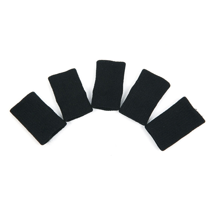5 in 1 Nylon Movement Protector Finger Sleeve, 5 in 1 Nylon Finger Sleeve(Black)