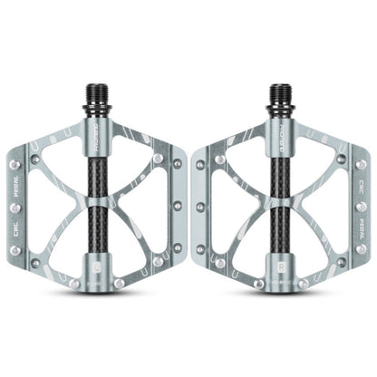 PROMEND PD-M52C 1 Pair Bicycle Aluminum Alloy + Carbon Fiber Tube Bearing Pedals, PD-M52C
