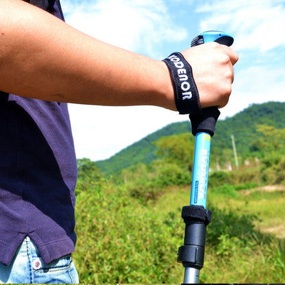 125cm Adjustable Portable Outdoor Aluminum Alloy Trekking Poles Stick, Green#125cm, Blue#125cm, Red#125cm, Yellow#125cm