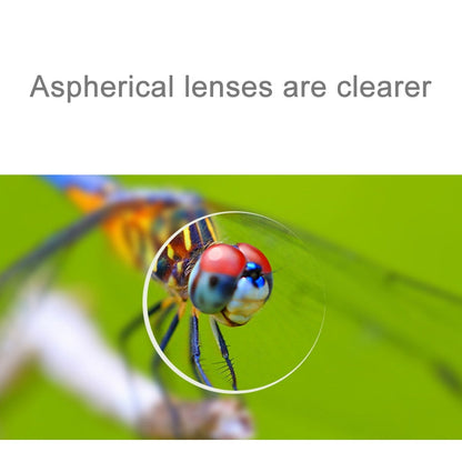 Folding Anti Blue-ray Presbyopic Reading Glasses with Case & Cleaning Cloth, +3.50D, +3.50D