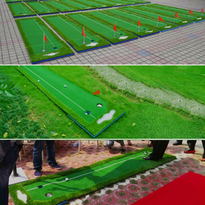 PGM Golf Double Colors Putting Mat Push Rod Trainer, Size: 50x300cm, Size: 50x300cm