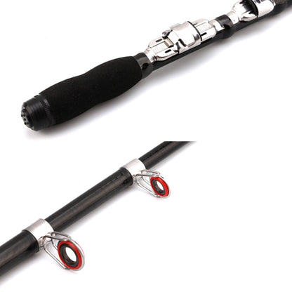 37cm Portable Telescopic Sea Fishing Rod Mini Fishing Pole, Extended Length : 2.3m, 2.3m