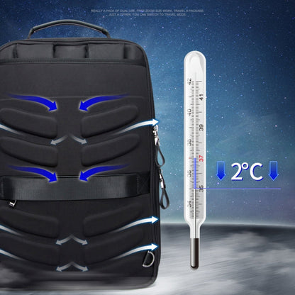 Bopai 751-006641 Large Capacity Business Fashion Breathable Laptop Backpack with External USB Interface, Size: 30 x 15 x 44cm, 751-006641