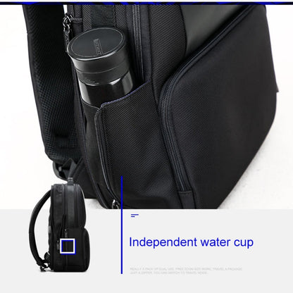 Bopai 61-02511 Business Travel Breathable Waterproof Anti-theft Man Backpack, Size: 30x15x44cm, 61-02511