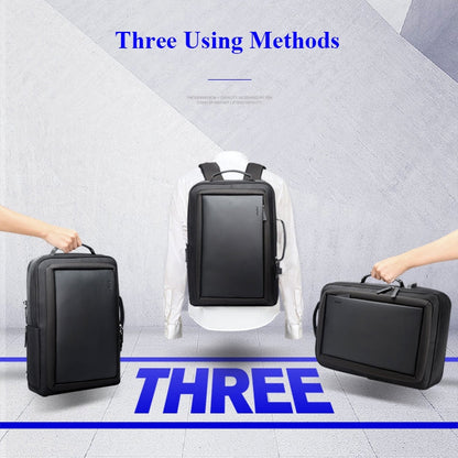 Bopai 751-006551 Large Capacity Business Casual Breathable Laptop Backpack with External USB Interface, Size: 30 x 12 x 44cm, 751-006551