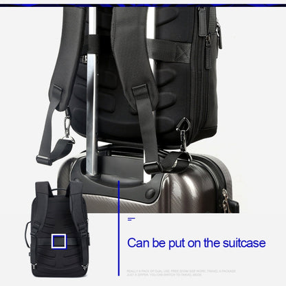 Bopai 751-006561 Large Capacity Business Casual Breathable Laptop Backpack with External USB Interface, Size: 29 x 16 x 44cm, 751-006561