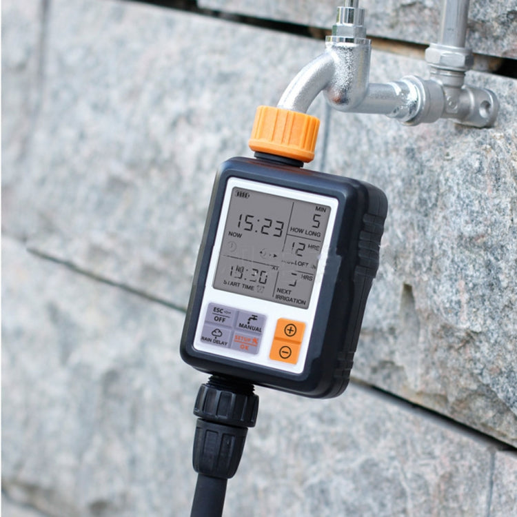 Universal LCD Screen Sprinkler Controller Outdoor Garden Solenoid Valve Timer Automatic Watering Device Irrigation Tool, Automatic Watering Device