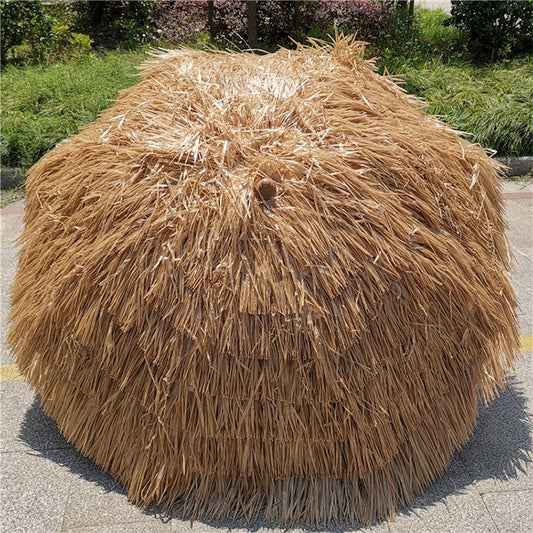 Beach Holiday Shade Imitation Straw Umbrella, Specification: 2m, 2m Umbrella