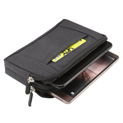Sports Denim Universal Phone Bag Waist Bag for 6.4~6.5 inch Smartphones, Size: XL, XL