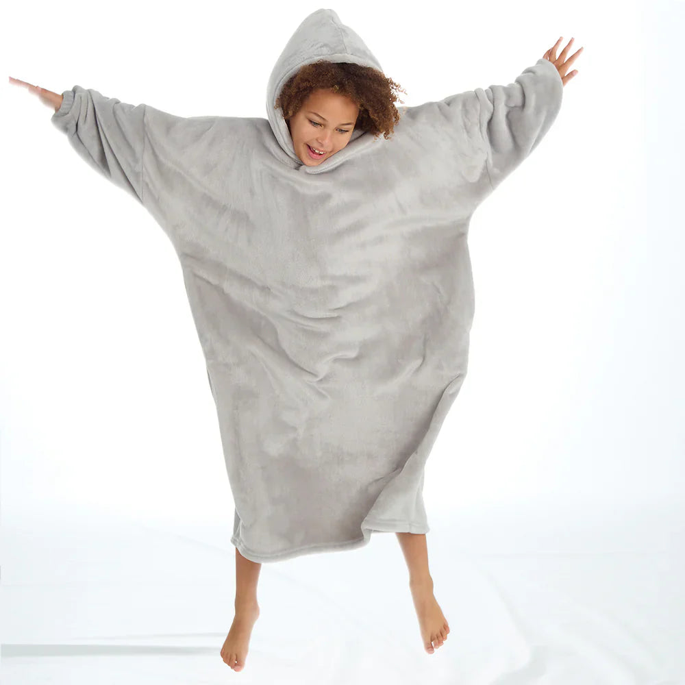 OO10 GREY KIDS HOODIE 7-13 YEARS