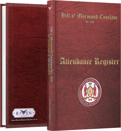Order of Secret Monitor OSM - Masonic Attendance Book