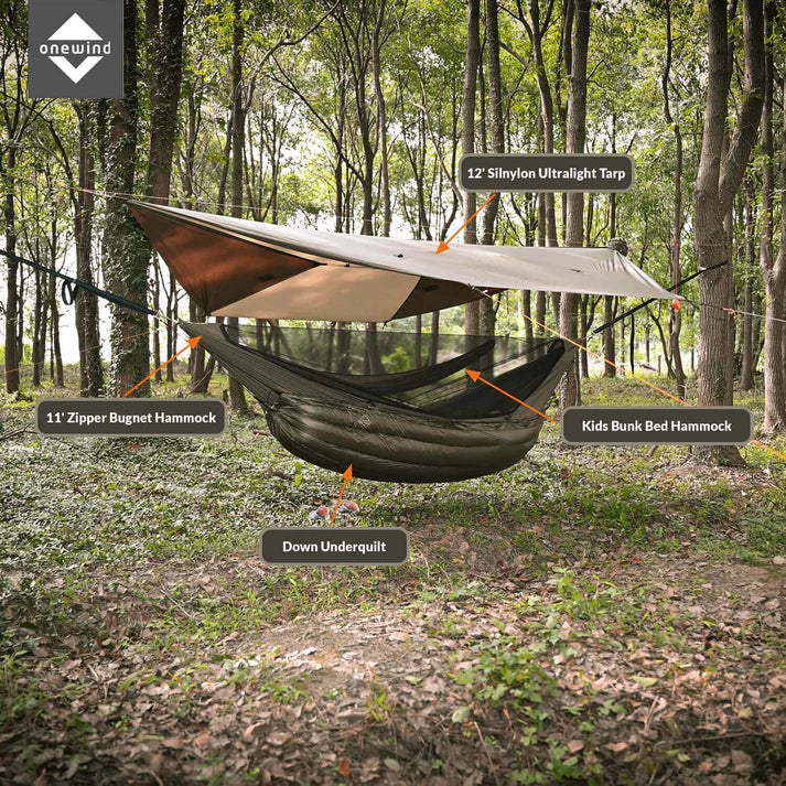 Onewind Solstice Hammock Down Underquilt -6°C - 5°C