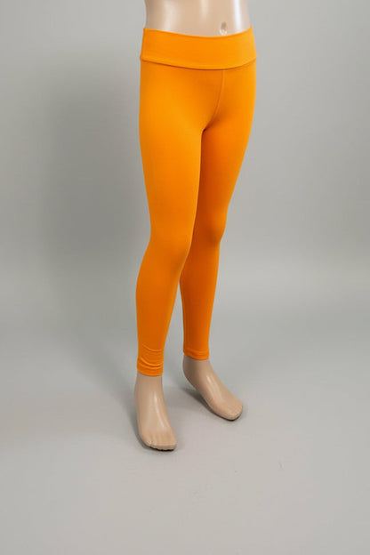 Solid colour, soft, stretch leggings in black, green, navy, grey, orange, pink, fuchsia, purple and more!