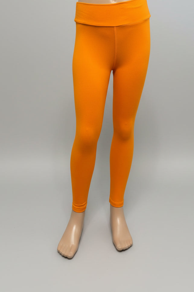 Solid colour, soft, stretch leggings in black, green, navy, grey, orange, pink, fuchsia, purple and more!
