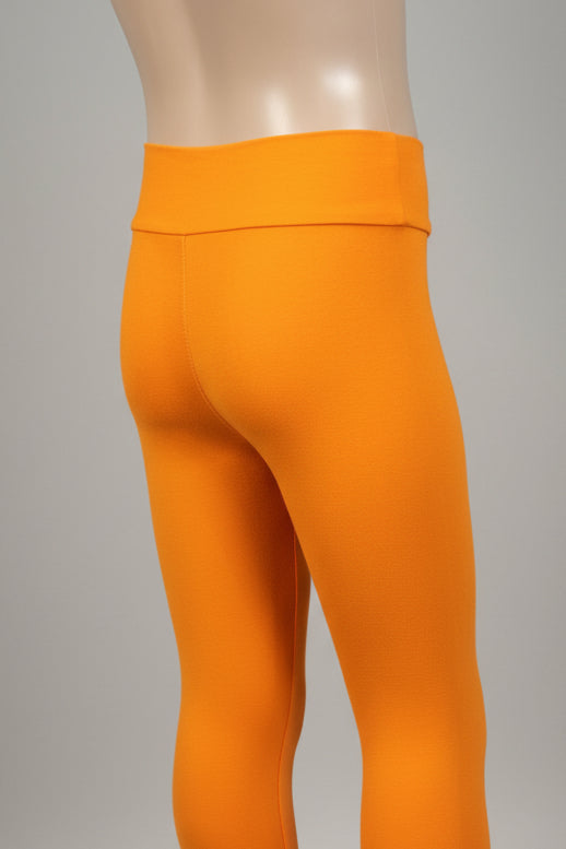 Solid colour, soft, stretch leggings in black, green, navy, grey, orange, pink, fuchsia, purple and more!