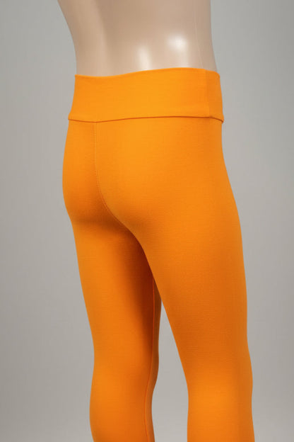 Solid colour, soft, stretch leggings in black, green, navy, grey, orange, pink, fuchsia, purple and more!