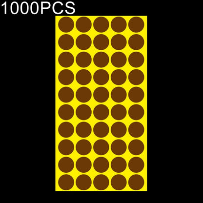 1000 PCS Round Shape Self-adhesive Colorful Mark Sticker Mark Label
