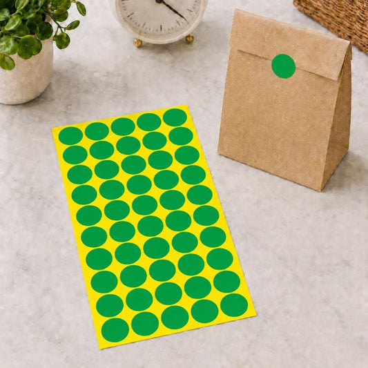 1000 PCS Round Shape Self-adhesive Colorful Mark Sticker Mark Label