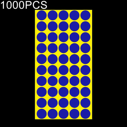 1000 PCS Round Shape Self-adhesive Colorful Mark Sticker Mark Label