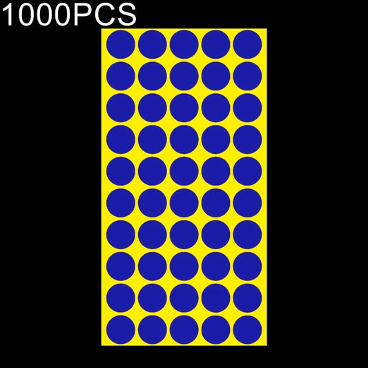 1000 PCS Round Shape Self-adhesive Colorful Mark Sticker Mark Label
