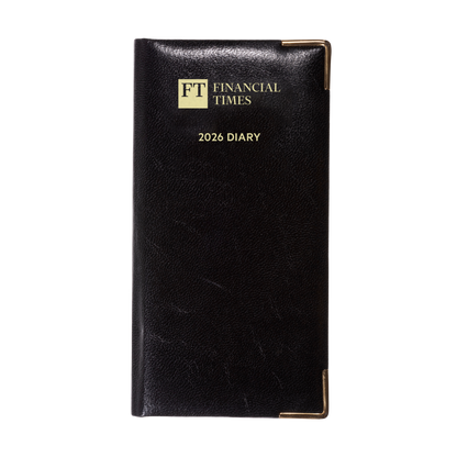 2026 Portrait Pocket Diary - Week to View - Black (PC-26)