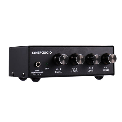 LINEPAUDIO B895 Five-channel Stereo Microphone Mixer with Earphone Monitoring