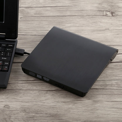 Brushed Texture USB 3.0 POP-UP Mobile External DVD-Rw DVD / CD Rewritable Drive External ODD & HDD Device, Brushed Texture DVD(B)