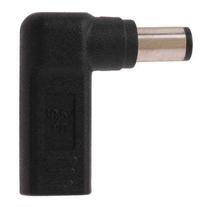 USB-C / Type-C Female to 7.4 x 5.0mm Male Plug Elbow Adapter Connector for HP Laptops, 7.4 x 5.0mm Elbow (HP)