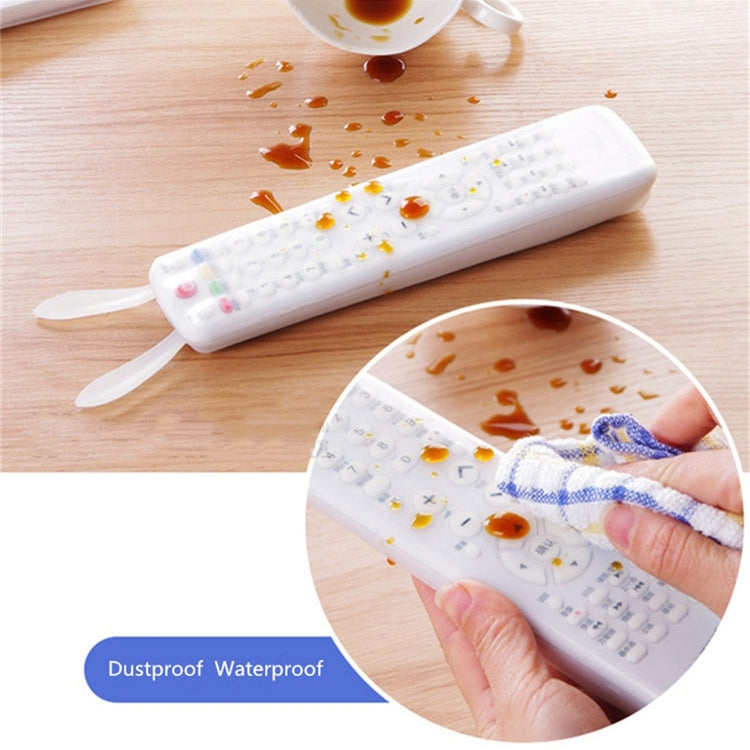 5 PCS Smart TV Box Remote Control Waterproof Dustproof Silicone Protective Cover, Size: 18.5*5*2.5cm, 18.5*5*2.5cm