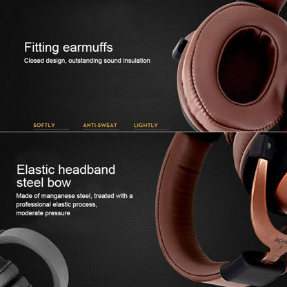 ISK MDH8500 Fully Enclosed Dynamic Stereo Monitor Wired Headset Noise Canceling Studio Headphone