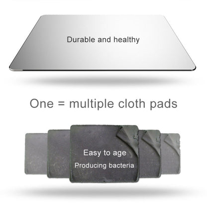 Circle Shape Aluminum Alloy Double-sided Non-slip Mat Desk Mouse Pad, Circle Shape