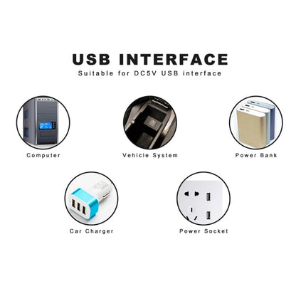 8LEDs 5V 200LM USB LED Book Light Portable Night Light, with 8 Pin Adapter, with 8 Pin  Adapter
