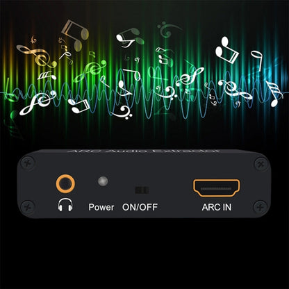 192KHz ARC Audio Extractor HDMI ARC to SPDIF + Coaxial + L/R Converter Audio Return Channel Adapter, 192KHz ARC