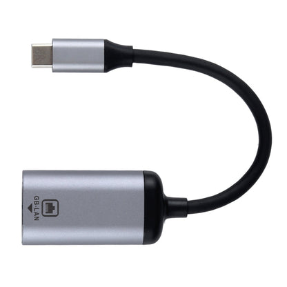 Type-C / USB-C Male to Gigabit RJ45 Female Adapter Converter, Gigabit RJ45 Female