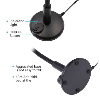 M-309 3.5mm Plug Drive-free Computer Microphone, 3.5mm