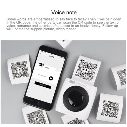 PAPERANG P2 Portable Bluetooth Printer Thermal Photo Phone Wireless Connection Printer, P2 White