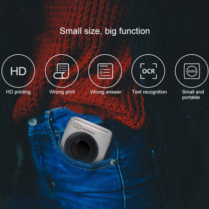 PAPERANG P2 Portable Bluetooth Printer Thermal Photo Phone Wireless Connection Printer, P2 White