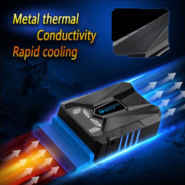 Ice Troll 5 COOLCOLD Portable Laptop Cooling Fan Air Cooler Speed Adjustable High Performance Notebook Fan Cooler Controller, AC 220V, AC 220V (Black)